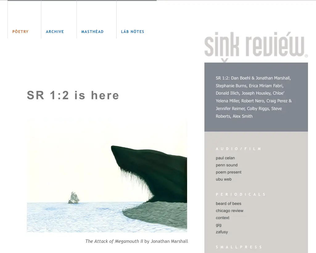 Sink Review, Issue 2